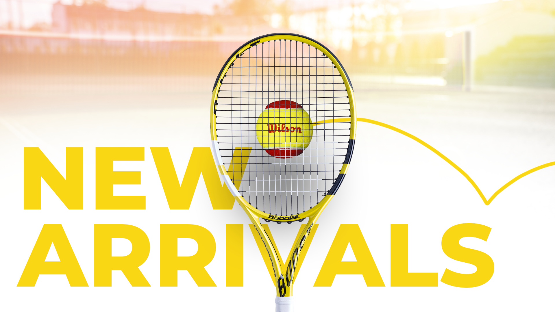 Rays Rackets Header New Arrivals